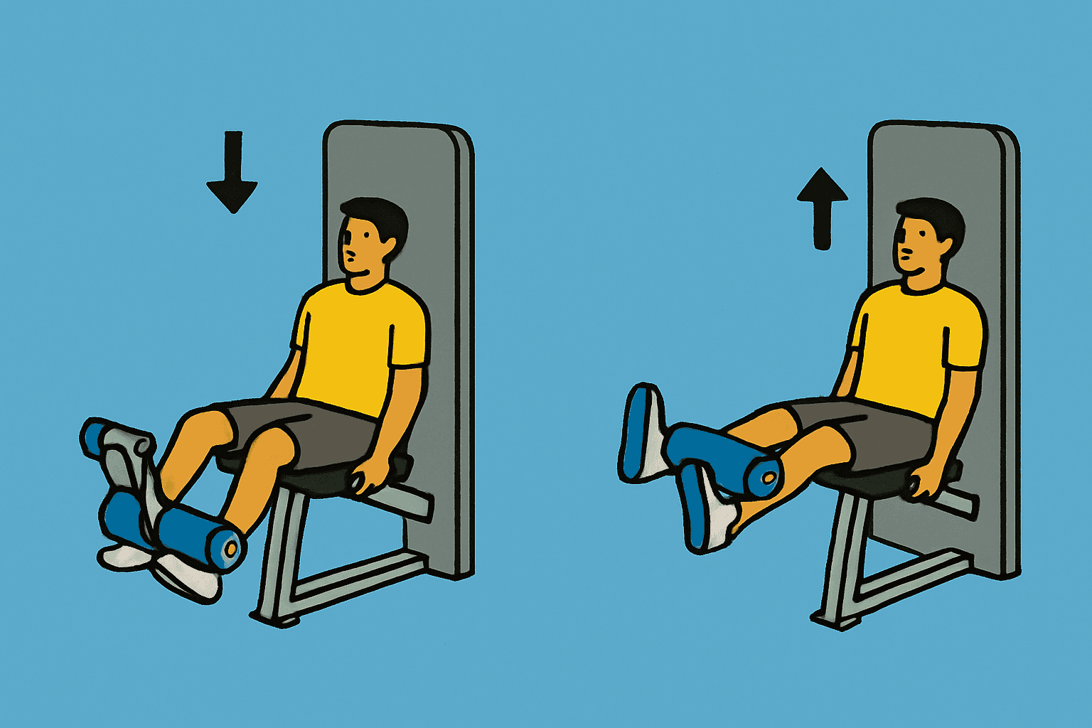 Extensión de Pierna en Máquina