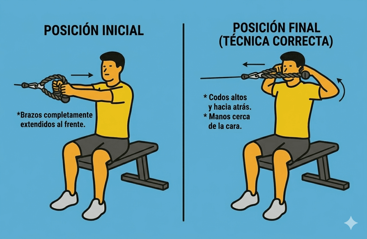 Face Pull en Polea