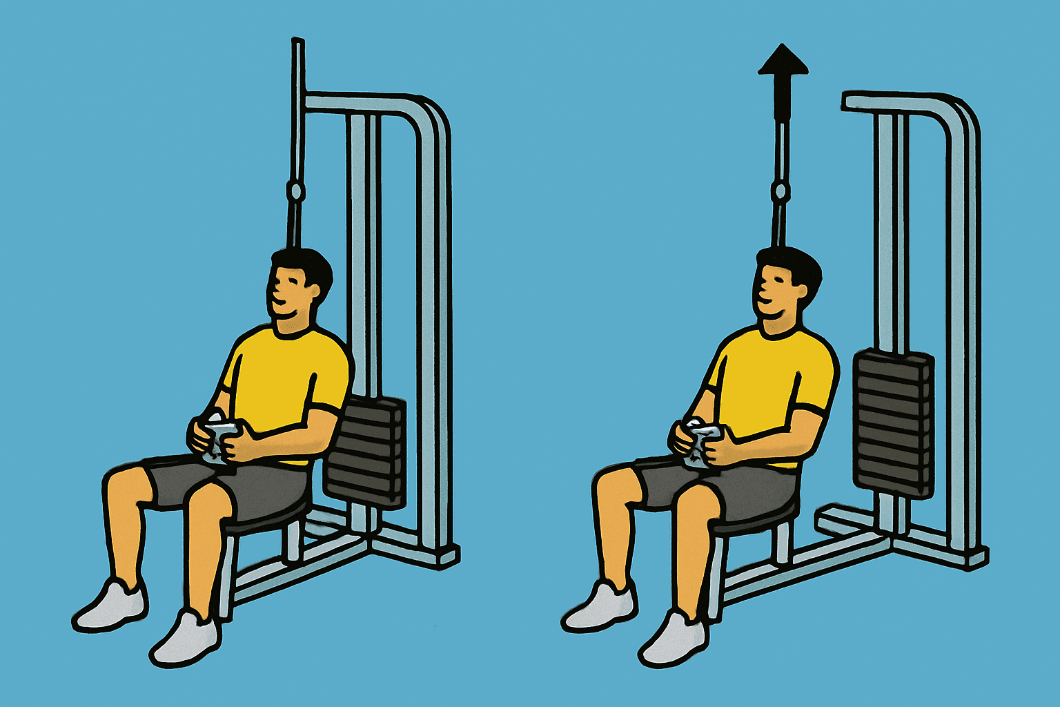 Jalón con agarre cerrado