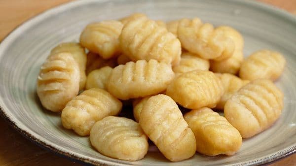 Gnocchis de garbanzo y patata